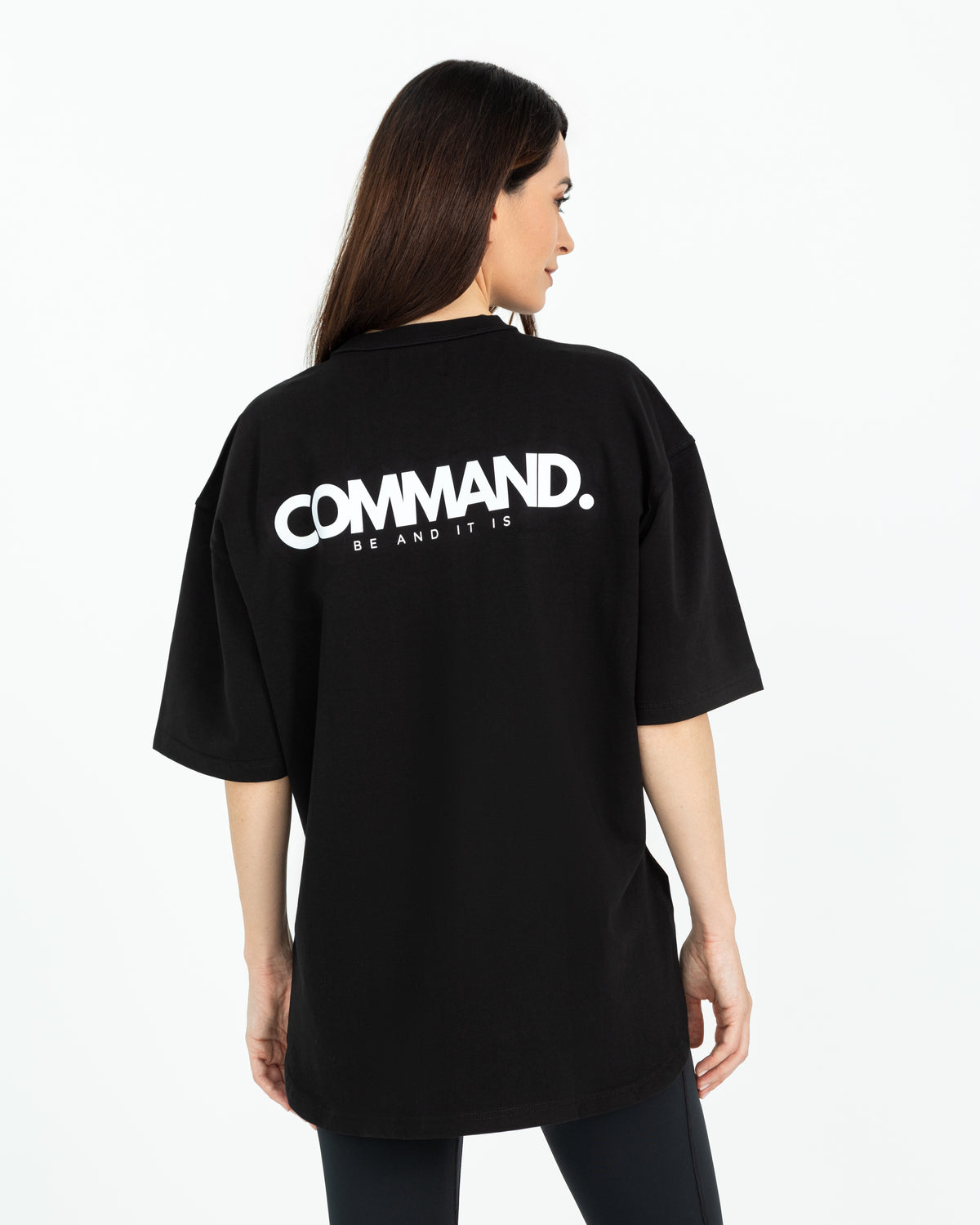 Women's Oversized Tee – Black