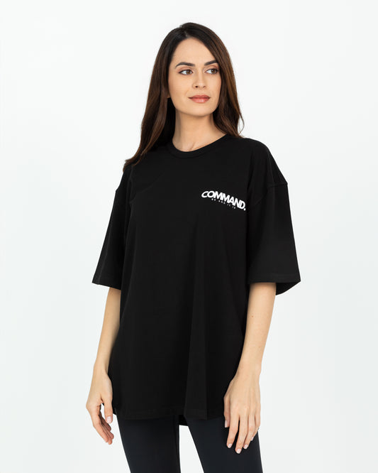 Women's Oversized Tee – Black
