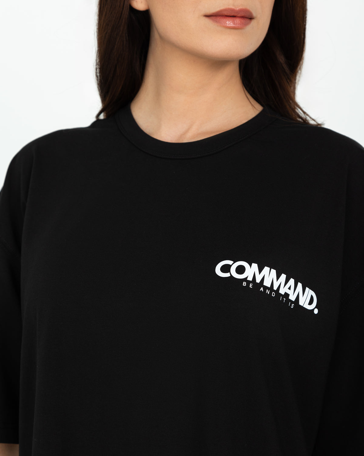 Women's Oversized Tee – Black