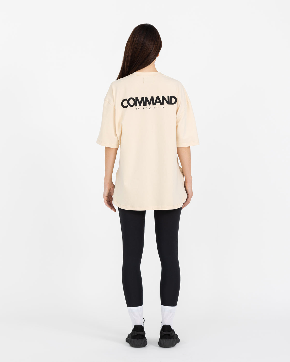 Women's Oversized Tee – Beige